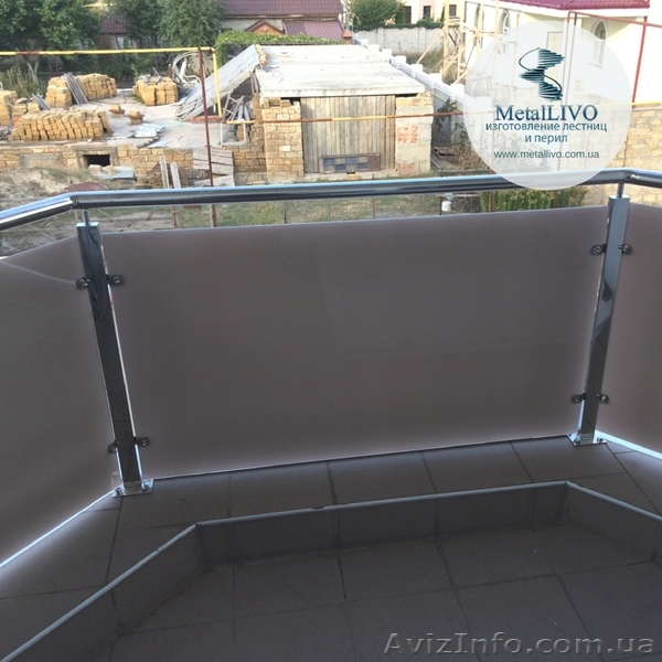 Перила нержавейка и стекло - <ro>Изображение</ro><ru>Изображение</ru> #1, <ru>Объявление</ru> #1487468