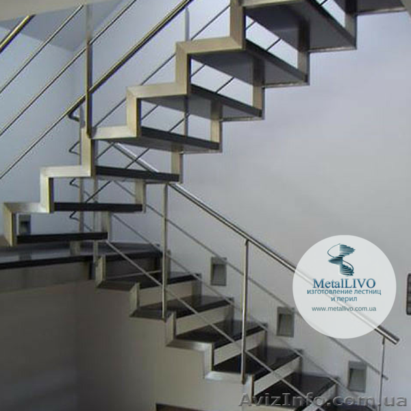 Лестница на 2 косоурах под ключ - <ro>Изображение</ro><ru>Изображение</ru> #1, <ru>Объявление</ru> #1487445