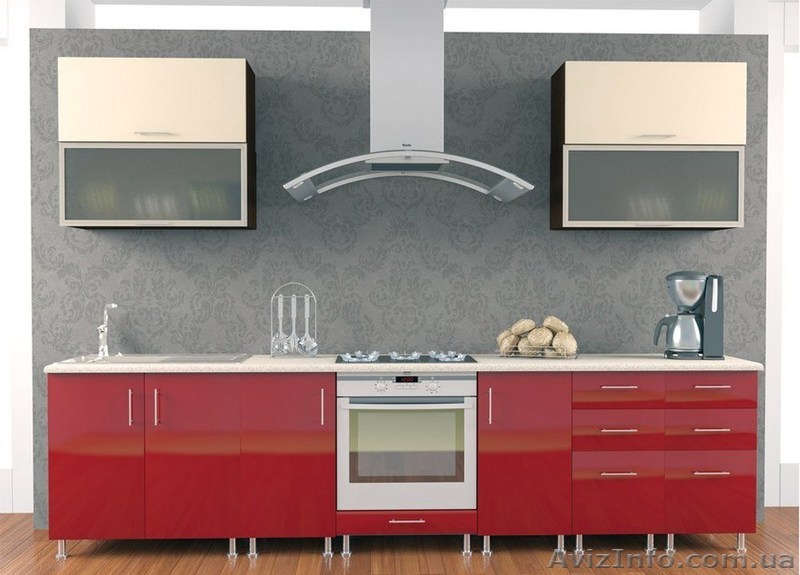 Красная кухня по доступной цене  - <ro>Изображение</ro><ru>Изображение</ru> #1, <ru>Объявление</ru> #1510236