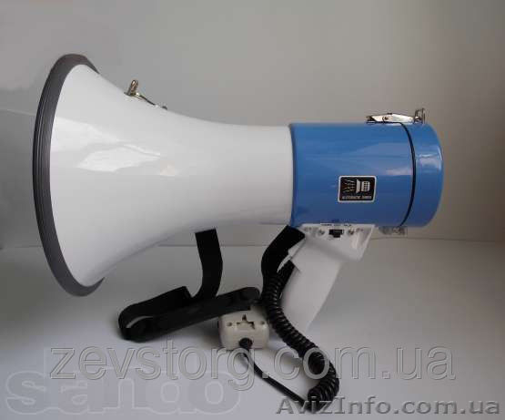 Мегафон переносной 25 , рупор, гучномовець с микрофоном  - <ro>Изображение</ro><ru>Изображение</ru> #1, <ru>Объявление</ru> #1519951