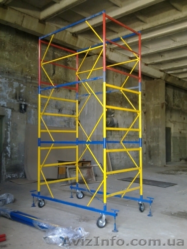 Вышка-тура строительная передвижная на колесах - <ro>Изображение</ro><ru>Изображение</ru> #1, <ru>Объявление</ru> #1608963