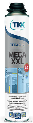 Пена монтажная Tekapur Mega 65л в Одессе.  - <ro>Изображение</ro><ru>Изображение</ru> #1, <ru>Объявление</ru> #1609895