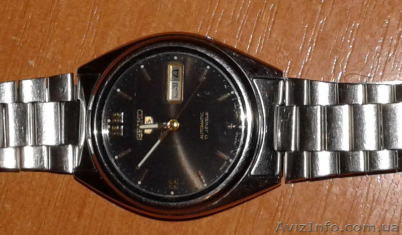 Часы Seiko 5. - <ro>Изображение</ro><ru>Изображение</ru> #1, <ru>Объявление</ru> #1628211