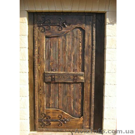 Деревянная дверь под старину - <ro>Изображение</ro><ru>Изображение</ru> #1, <ru>Объявление</ru> #1632660