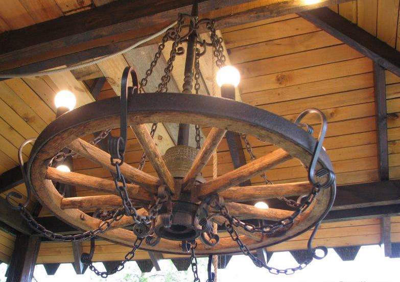 Люстра деревянная потолочная №2 - <ro>Изображение</ro><ru>Изображение</ru> #1, <ru>Объявление</ru> #1647233