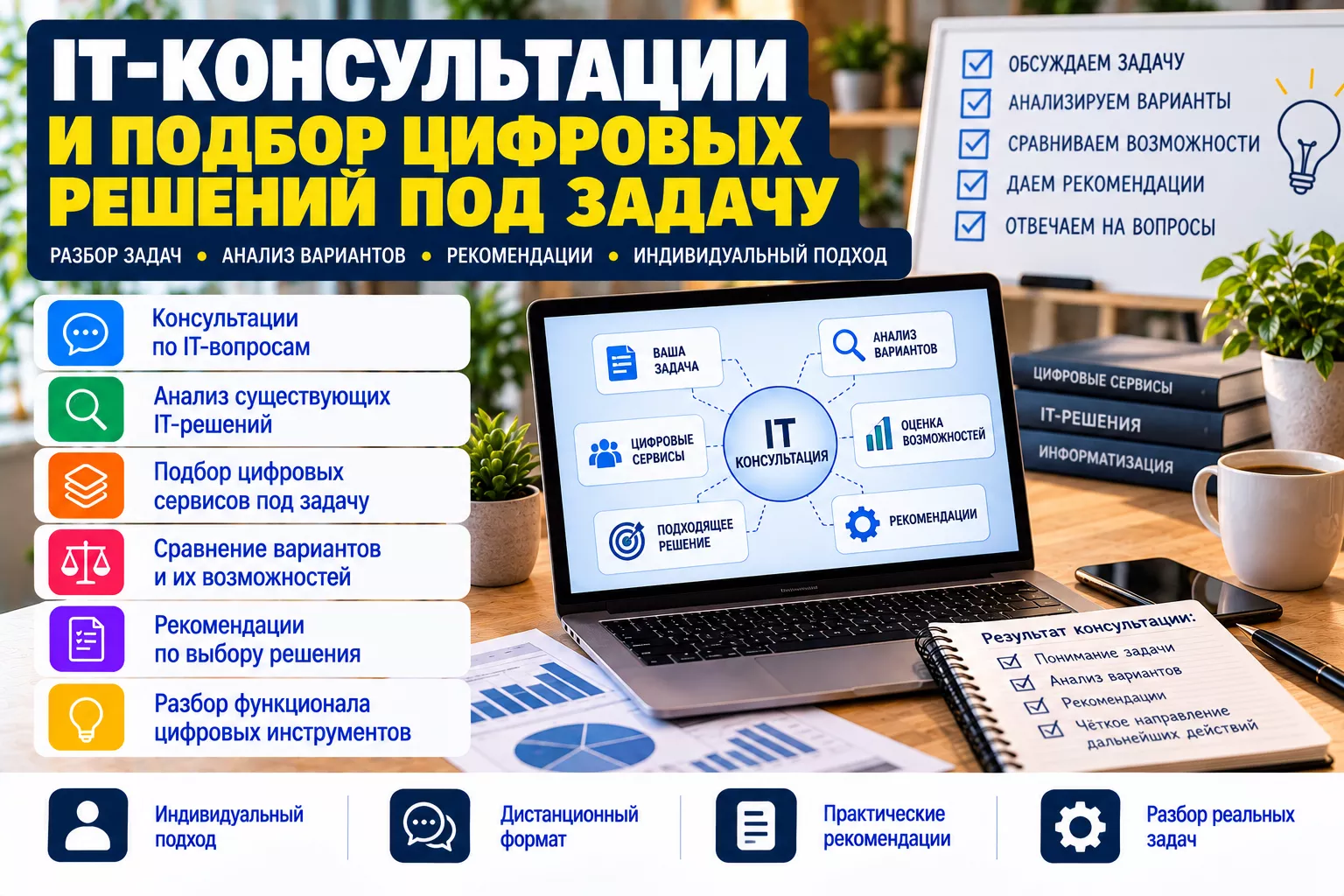 IT-консультации и подбор цифровых решений под задачу - <ro>Изображение</ro><ru>Изображение</ru> #1, <ru>Объявление</ru> #1754823
