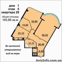 Жилой комплекс премиум-класса Гагарин Плаза 1. Новострой. Одесса. Аркадия. 1,2,3 - <ro>Изображение</ro><ru>Изображение</ru> #2, <ru>Объявление</ru> #350891