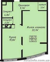 Продам 1-но комн. квартиру в ЖК «Руслан и Людмила»,ул.Литературная.  - <ro>Изображение</ro><ru>Изображение</ru> #3, <ru>Объявление</ru> #517262
