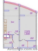 Квартира в новом сданном доме в Аркадиевском переулке. - <ro>Изображение</ro><ru>Изображение</ru> #3, <ru>Объявление</ru> #1267146