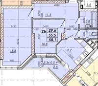 Продам 2-х комнатную квартиру в ЖК Реал Парк, Одесса. 35500$ - <ro>Изображение</ro><ru>Изображение</ru> #1, <ru>Объявление</ru> #1709325