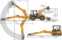 Услуги аренда колесного экскаватора - погрузчика JCB 3CX SUPER в Одессе. - <ro>Изображение</ro><ru>Изображение</ru> #1, <ru>Объявление</ru> #1739901