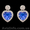 Комплект Ожерелье "Сердце океана" и серьги - мешочек в подарок - <ro>Изображение</ro><ru>Изображение</ru> #2, <ru>Объявление</ru> #1353480