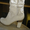 Продам сапоги белые кожаные р.39  Б/У - <ro>Изображение</ro><ru>Изображение</ru> #3, <ru>Объявление</ru> #1584335