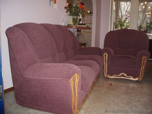 диван раскладной и два кресла - <ro>Изображение</ro><ru>Изображение</ru> #1, <ru>Объявление</ru> #115526