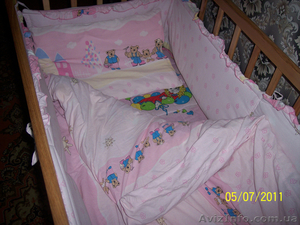 Продам детскую кроватку + матрац  - <ro>Изображение</ro><ru>Изображение</ru> #3, <ru>Объявление</ru> #353498