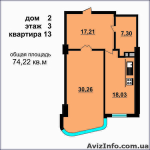 Жилой комплекс премиум-класса Гагарин Плаза 1. Новострой. Одесса. Аркадия. 1,2,3 - <ro>Изображение</ro><ru>Изображение</ru> #4, <ru>Объявление</ru> #350891
