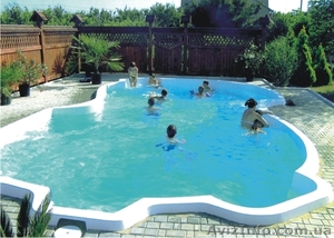 Бассейны стекловолоконные (цельные) от производителя Симферополь