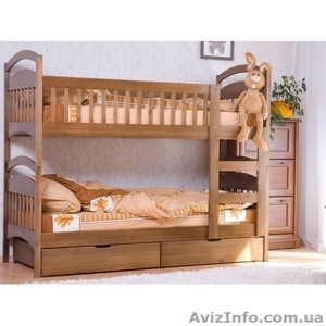 Детские двухъярусные кровати Карина - <ro>Изображение</ro><ru>Изображение</ru> #1, <ru>Объявление</ru> #440832