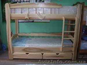 Кровать двухъярусная Капитан Врунгель с 2 ящиками - <ro>Изображение</ro><ru>Изображение</ru> #1, <ru>Объявление</ru> #460532