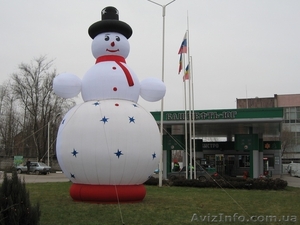 Аренда надувного Снеговика - <ro>Изображение</ro><ru>Изображение</ru> #1, <ru>Объявление</ru> #471335