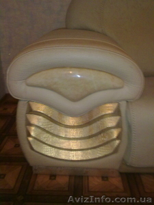 Продам кожанный диван + 2 кожанных кресла - <ro>Изображение</ro><ru>Изображение</ru> #3, <ru>Объявление</ru> #543638
