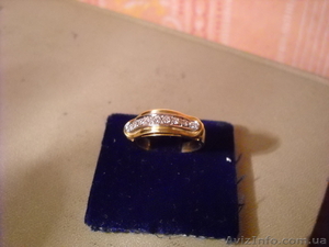 Кольцо золотое с брилиантами - <ro>Изображение</ro><ru>Изображение</ru> #1, <ru>Объявление</ru> #554794