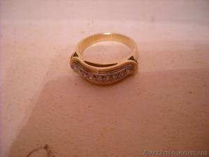 Кольцо золотое с брилиантами - <ro>Изображение</ro><ru>Изображение</ru> #2, <ru>Объявление</ru> #554794