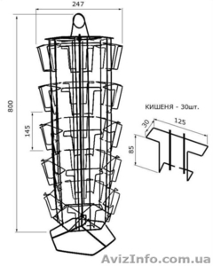 торговые подставки для открыток