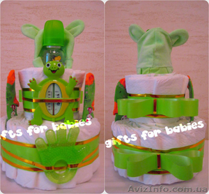 Тортики из подгузников-самый модный и полезный подарок для малыша - <ro>Изображение</ro><ru>Изображение</ru> #4, <ru>Объявление</ru> #615214