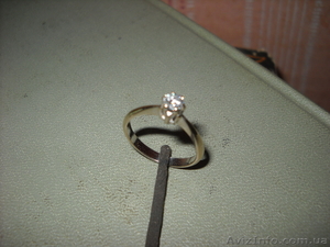 Кольцо золотое с брилиантом - <ro>Изображение</ro><ru>Изображение</ru> #2, <ru>Объявление</ru> #683738