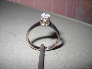 Кольцо золотое с брилиантом - <ro>Изображение</ro><ru>Изображение</ru> #3, <ru>Объявление</ru> #683738
