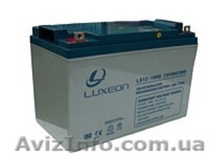 Аккумулятор гелевый LUXEON LX 12-100G (100Ah) - <ro>Изображение</ro><ru>Изображение</ru> #1, <ru>Объявление</ru> #734432