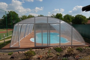 Поликарбонатные накрытия для бассейнов