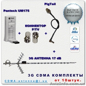 Мобильный модем Pantech UM175 с антеннами СД МА+ адаптер. Комплекты для 3G. ОПТ - <ro>Изображение</ro><ru>Изображение</ru> #2, <ru>Объявление</ru> #838163