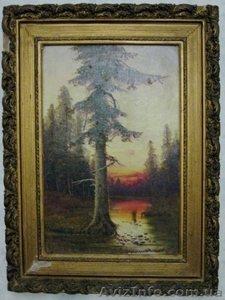 Пейзаж, конец XIX века - <ro>Изображение</ro><ru>Изображение</ru> #1, <ru>Объявление</ru> #864743