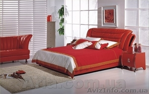 Итальянская кожаная кровать Патрицио - <ro>Изображение</ro><ru>Изображение</ru> #1, <ru>Объявление</ru> #867543