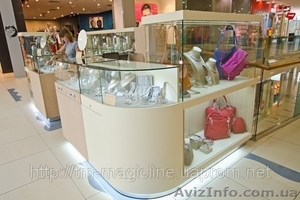 Торговые витрины и прилавки,  торговая мебель на заказ