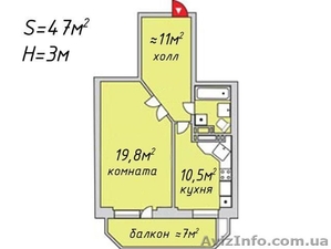 Продается 1-комнатная квартира в ЖК “Фаворит”, ул. Артиллерийская - <ro>Изображение</ro><ru>Изображение</ru> #2, <ru>Объявление</ru> #876601