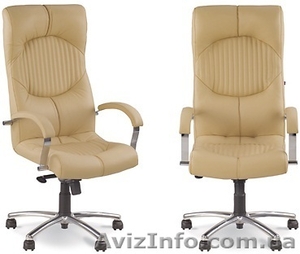 Кресла для руководителей, GERMES steel chrome (с механизмом «Мультиблок»), Офисн - <ro>Изображение</ro><ru>Изображение</ru> #1, <ru>Объявление</ru> #890052