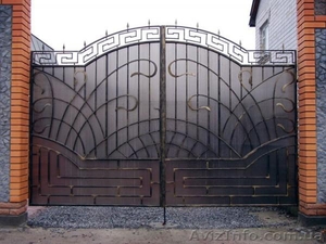 Ворота въездные металлические, кованные, ажурные, ворота гаражные - <ro>Изображение</ro><ru>Изображение</ru> #1, <ru>Объявление</ru> #875424