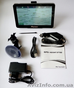 GPS Навигатор PIONEER 7" 4GB ?КАРТЫ УКРАИНЫ - <ro>Изображение</ro><ru>Изображение</ru> #1, <ru>Объявление</ru> #945084