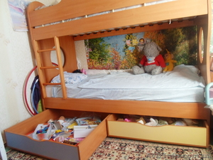 Очень удобная и любимая двухъярусная кровать для ваших детей! - <ro>Изображение</ro><ru>Изображение</ru> #2, <ru>Объявление</ru> #956460