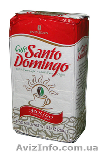 Доминиканский кофе молотый Santo Domingo в вак упак 250 г. - <ro>Изображение</ro><ru>Изображение</ru> #1, <ru>Объявление</ru> #987555