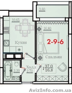 1-но квартира в ЖК «Пятнадцатая Жемчужина» от KADORR Group в Одессе - <ro>Изображение</ro><ru>Изображение</ru> #1, <ru>Объявление</ru> #1057066