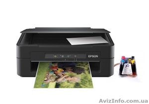 МФУ Epson Expression Home XP-100 с СНПЧ и чернилами (4х100мл.)