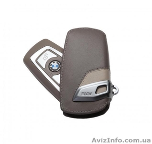 Футляр для ключа BMW Key Holder Fob Leather Case Cover Modern Line Beige - <ro>Изображение</ro><ru>Изображение</ru> #1, <ru>Объявление</ru> #1196880