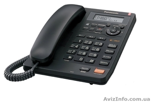 Продам новый проводной телефон Panasonic KX-TS2570UAB Black - <ro>Изображение</ro><ru>Изображение</ru> #1, <ru>Объявление</ru> #1214661