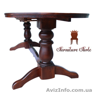 Деревянный стол раскладной Аврора  - <ro>Изображение</ro><ru>Изображение</ru> #1, <ru>Объявление</ru> #1212832