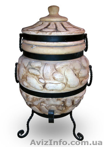 Тандыр "Очаг" - керамическая печь из глины, замешанная с огнеупорным шамотом.   - <ro>Изображение</ro><ru>Изображение</ru> #1, <ru>Объявление</ru> #1239938