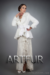 Свадебные шубы,  болеро,  накидки из эко-меха ARTFUR